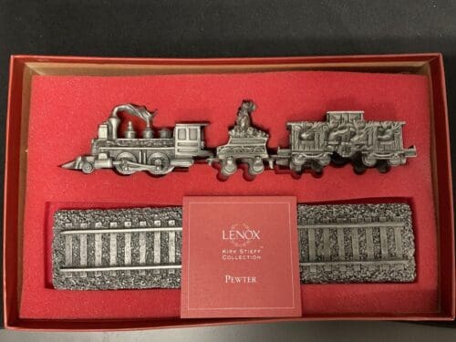 Lenox Pewter Train & Track Kirk Steiff Collection