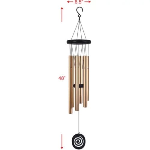 Measurements of Gold Melody Wind Chime