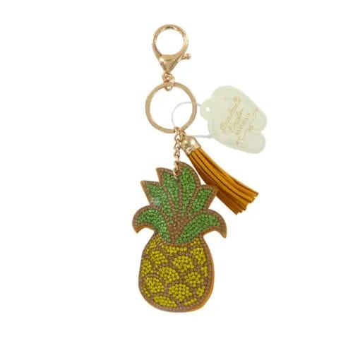 Olivia Moss Dazzler Keychain Pineapple