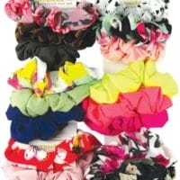 Assorted packages of hair scrunchies