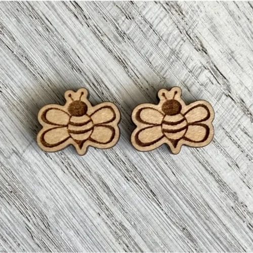 Holly & Liz Stud Earrings in Bees