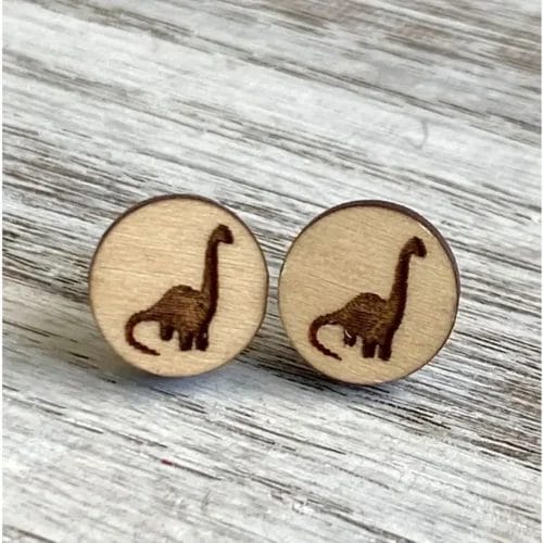 Holly & Liz Stud Earrings in Dino.