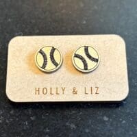Holly & Liz Stud Earrings- Maple wood lazer cut earrings.