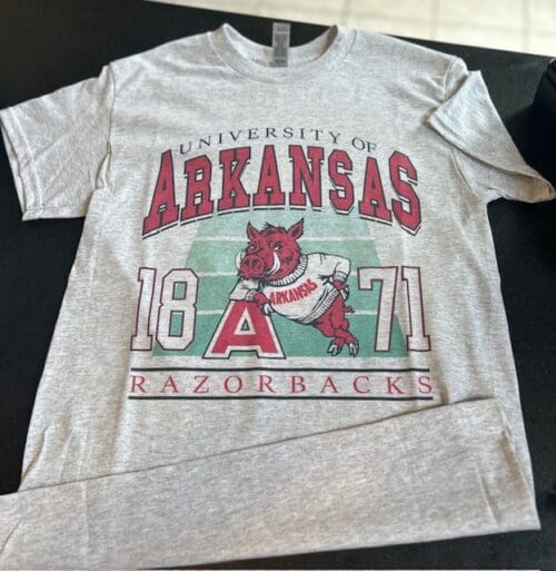 Arkansas Razorbacks 1871 t-shirt.