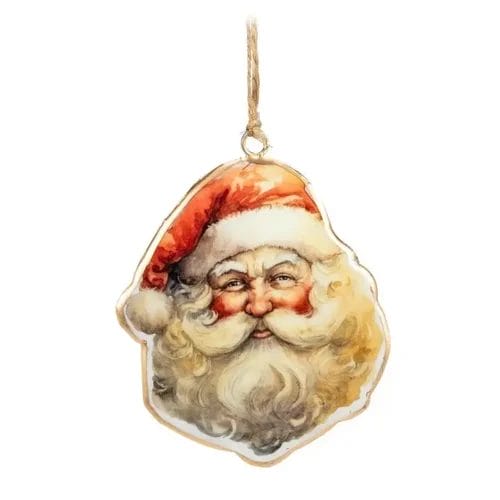 Jolly Santa Ornament