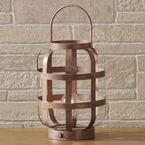 Bronze Slat Lantern