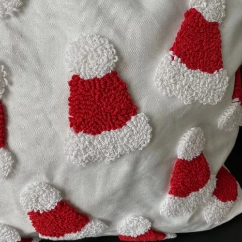 Santa Hat Holiday Pillow Cover - Image 2