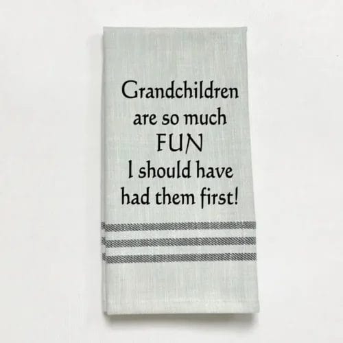 Grandchildren...First- Tea Towel