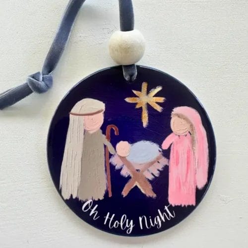 Oh, Holy Night Ceramic Ornament